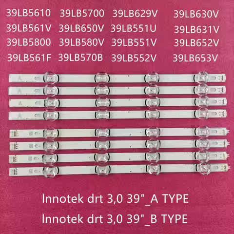 5set led backlight strip 39 inch tv 39LB DRT3.0 39 39LB5610 39LB561V 39LB5800 39LB5700 39LB650V 39lb