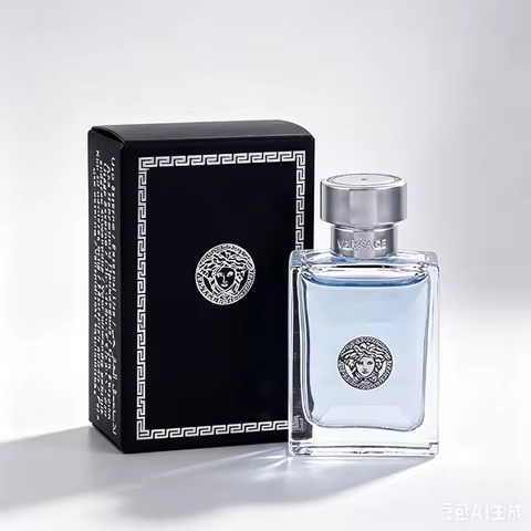 Versace Pour Homme Eros 3.4 Fl Oz 100ml, Fresh Woody Aromatic Mint Vanilla Men's Cologne with Apple 