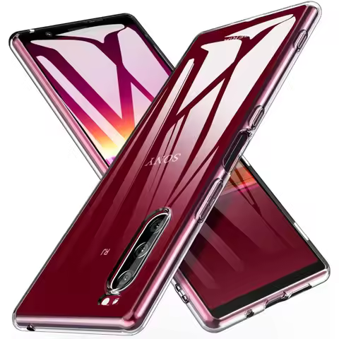 For Sony Xperia 10 IV V Xperia5 II III Transparent Ultra Thin TPU Cover for Sony Xperia 10II 10III C