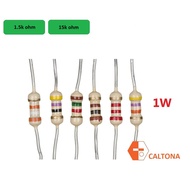 10pcs/pk Resistor 1W 1.5kohm, 15kohm 5% Fixed Resistor