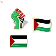 Palestine Flag Metal Badge Pin Lapel Flag Badge-Free Palestine