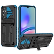 For Samsung Galaxy A24 4G / A35 / A55 / A36 / A56 / A16 Case Hard Back with Kickstand Card Holder Mu