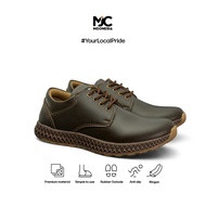 MJC Indonesia Warehouse Sale Men's Formal Shoes Premium Trendy Casual Shoes Fazio Laces F 81 Brown
