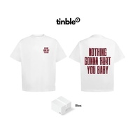 T-shirt 280GSM Tinble -NOTHING T-shirt - Form OVERSIZE - WHITE