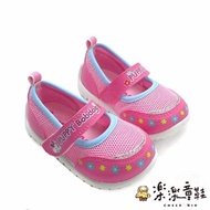 台灣製透氣網布娃娃鞋-桃