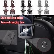 Toyota Alphard Car Specific Hook Suede Seat Back Hook Multifunctional Cup Holder Rear Storage For To