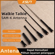 COD ANTENA KSUN HT / Antena Walkie Talkie/ Antena Tarik Teleskopik Radio HT Walkie Talkie / Antena Jarak Jauh / Antena Penguat Sinyat Untuk Walkie Talkie / NAGOYA Antena for KSUN HT UV88D,Baofeng,HT WLN