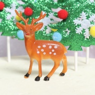 Decoration Sika Deer Dress Up Accessories Baking Deer Birthday Decoration Cake Christmas Plug-In Des