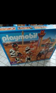 全新 公司貨 德國 Playmobil 4245 埃及 士兵 神鬼戰士 法老 摩比 老件 老摩 絕版 XXL 動物 歷史