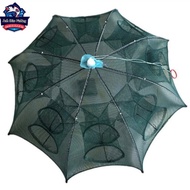 Bagua Net with 8 doors for Catching Fish, Eels, Trach, Shrimp, Crabs...Umbrella Cage, Bagua Cage - C