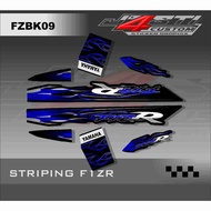 STICKER STRIPING F1ZR FZBK09 CUSTOM GRAPHIC