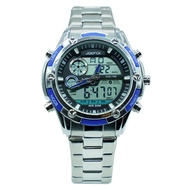 "ORIGINAL" Joefox 1313G Fashion Watch for mens/Mens Watch/Jam Tangan Lelaki Dual Display Blue Dail