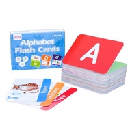 Large Alphabet ABC Flash Cards for Toddlers 2-4 Years - 52 ABC Flashcards - 26 Uppercase and 26 Lowe