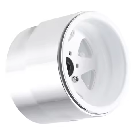 4Pcs Deep Dish 1.9 Inch Metal Beadlock Wheel Hub Rim for 1/10 RC Crawler Axial SCX10 II III Traxxas 