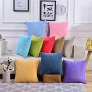Corduroy Office Waist Chair Pillow Cushion Cover Soft Plush Throw Pillowcase 45x45cm