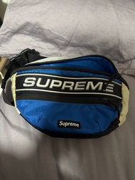 Supreme 藍色腰包