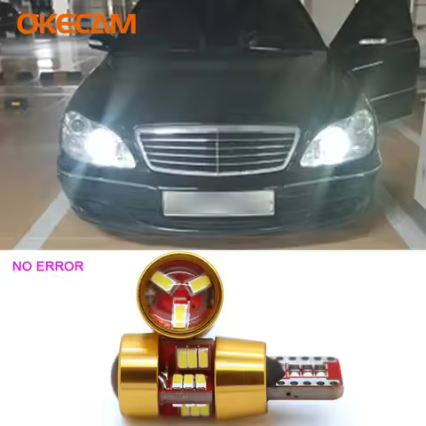 2x T10 W5W Canbus LED Car Parking Lights for Mercedes Benz W203 W211 W204 W124 W210 AMG W202 W220 W2