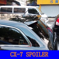 Car Accessories For Mazda CX-7 CX7 Spoiler 2008-2014 Auto ABS Plastic Unpainted Primer Rear Trunk Bo