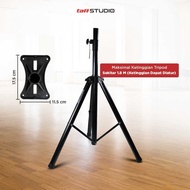 JKMLLCM STUDIO Floor Tripod Stand Speaker Audio System 8-15 Inch 1.8M - SPS-502M