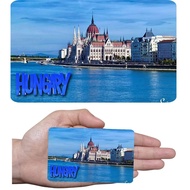 HUNGARY RUBBER REF MAGNET NEW INTERNATIONAL DESIGN