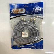 EMBLAZE สายสัญญาณ สาย RCA คุณภาพ สายสัญญาณเครื่องเสียงรถยนต์
