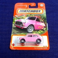 Diecast Matchbox Mbx 1964 Austin Mini Cooper Pink
