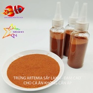 Artemia Dried Food Ideal for Fry, Baby Fish, Guppy Betta Color Increase Color, Increase Size