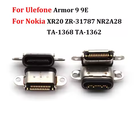 2-10Pcs USB Connector Plug Dock Type C Charging Charger Port For Ulefone Armor 9 9E Nokia XR20 ZR-31