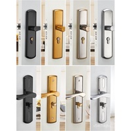 Door Lock Household Universal Door Wooden Door Lock Hole-Free Adjustable Door Handle Handle Handle Bedroom Indoor