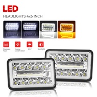 12V 24V 4x6 Inch LED H4 Headlight Led Work Lamp DRL H4651 H4652 H4656 For Car Jeep Motorcycle Honda 