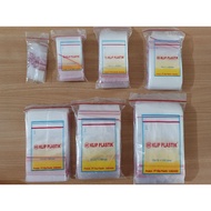 Ziplock Plastic Clips (Size: 1.8x3, 8x5, 10x6, 10x7,12x8, 13x8,7, 15x10)