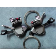 ☆夢想揚揚☆SHIMANO TRIPLE SL-R780 平把公路車變速把手 指撥 10速撥把 分離式變把 明顯擦傷