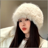 [Warm & Cozy] Women's Thick Fur Hat - Warm Hat/Fur Hat/Winter Hat/Earflap Hat
