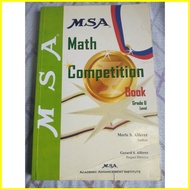 【hot sale】 MSA Math Competition Book Grade 6 level