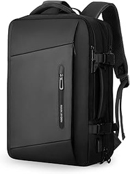 Travel Backpack for Men, 38L Airline Approved Carry on Backpack with 17.3 Inch Laptop Compartment an