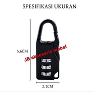 3 DIGIT NUMBER LOCK / NUMBER PIN NUMBER LOCK