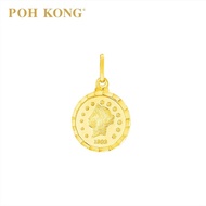 FA6 POH KONG 916/22K Gold 1903 Liberty Coin Pendant
