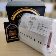 Charles & Keith Mini Cross Body Sling Bag Cognac Mystery Box Limited Edition
