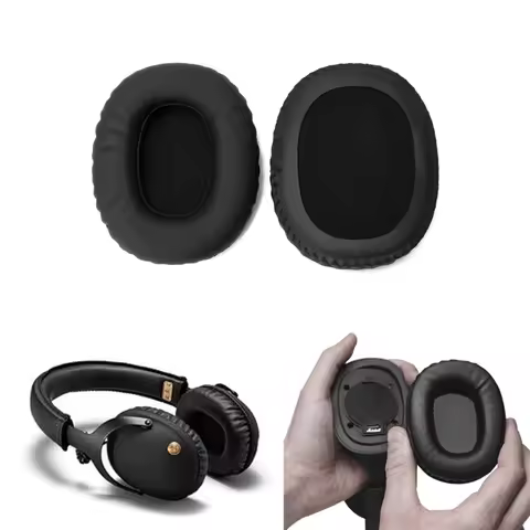 Earpads Ear Pad Set for Marshall Monitor Headset Ear Cushion Headphones Memory Foam Earpads Earcaps 