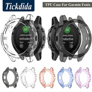 เคส TPU นิ่มสำหรับ Garmin Fenix 7 7X 7S Fenix 6 6S 6X 5 5S 5X Plus เคสซิลิโคนแขนป้องกัน