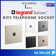 [SG Seller] Legrand Galion RJ11 Telephone Socket White Silver Champagne Rose Gold | Goldberg Home