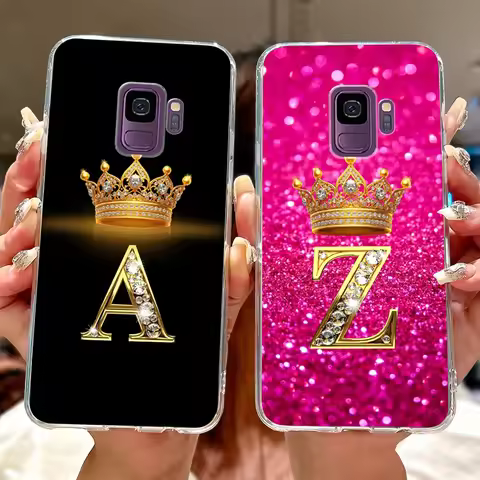 For Samsung Galaxy S9 Case SM-G960F Luxury Fashion Letters Cover Soft Slim Phone Case For Samsung S9