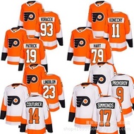 NHL Jersey Hockey Jersey Airman Hockey Jersey Flyers 93 Voracek 19 Patrick 79 Haart Jersey