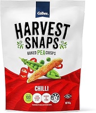 Calbee Harvest Snaps Chilli Baked Pea Crisps, 93g