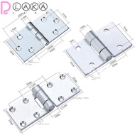 LAKAMIER Door Hinge, Interior Connector Flat Open, Creative Soft Close No Slotted Heavy Duty Steel Close Hinges Furniture Hardware Fittings
