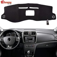 For Dacia Renault Logan 2 2012 - 2017 2018 2019 Renault Symbol Car Inner Dashboard Cover Dashmat Pad
