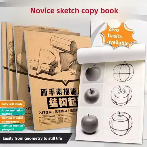 Sketch beginner initiation self-taught Geometry/Still Life/Gypsum Statue/structure sketchbook for dr