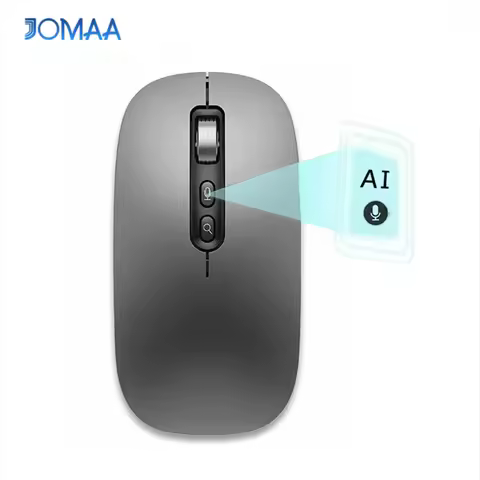 AI Smart Voice Mouse Speech to Text Mouse Rechargeable 2.4G Wireless Bluetooth Mouse for Windows Lap