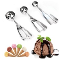Stainless steel ice cream scoop in many sizes 4CM - 5CM - 6CM
