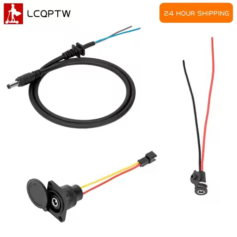 DC2.1 / 2.5 Charging Head 36V/48V Lithium Battery Output Line for Electric Bicycle Round Male and Fe